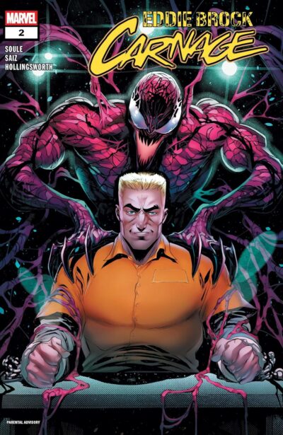 Eddie Brock: Carnage (2025) #2, a Marvel Comics March 19 2025 new release
