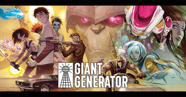 Guide to Rick Remender's Giant Generator, an imprint of Image Comics