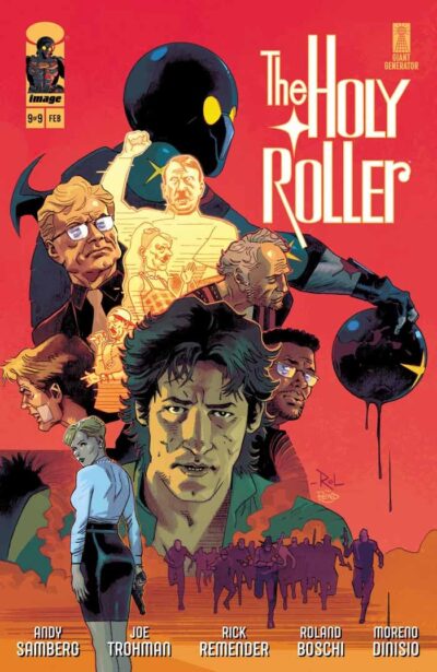 The Holy Roller (2023) #9, an Image Comics February 19 2025 new release from Rick Remender's Giant Generator imprint