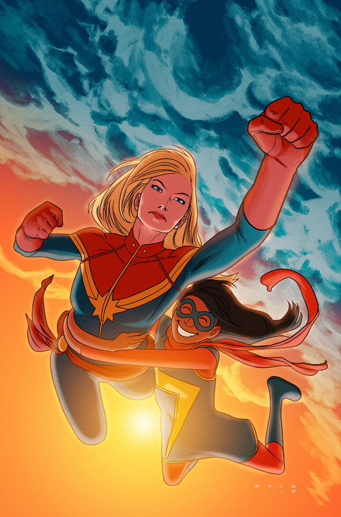 Collecting Ms. Marvel & Captain Marvel comic books as graphic novels ...