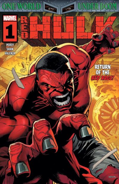 Red Hulk (2025) #1, a Marvel Comics February 26 2025 new release