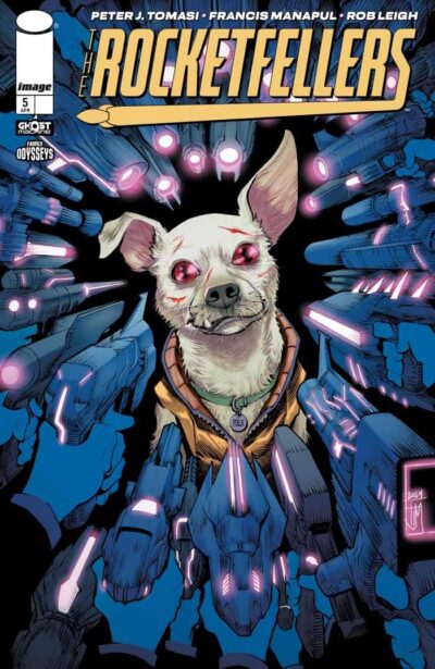 The Rocketfellers (2024) #5, an Image Comics April 30 2025 new release from the Ghost Machine imprint by Geoff Johns