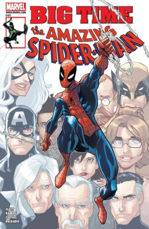 The Amazing Spider-Man 1999 0648 cover - The first issue of the Big Time era collected in Spider-Man: Big Time Omnibus Vol. 1